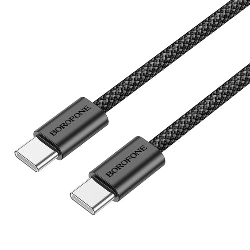 Borofone BX104 Primo 60W USB-C to USB-C Fast Charging Cable ā 1m Black