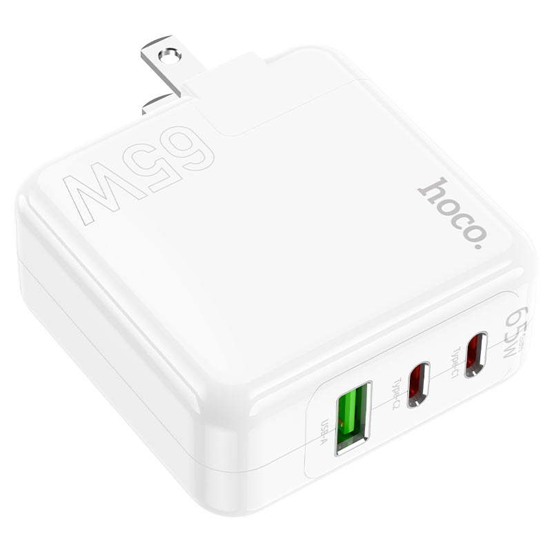 Hoco C115 65W Fast Charger β 2x USB-C + USB-A | Super Fast Charge | Ships from Canada